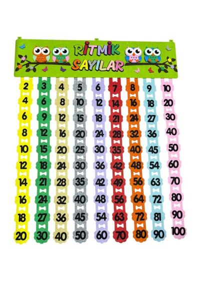 KeçeBizde KEÇE RİTMİK SAYMA FISTIK YEŞİLİ