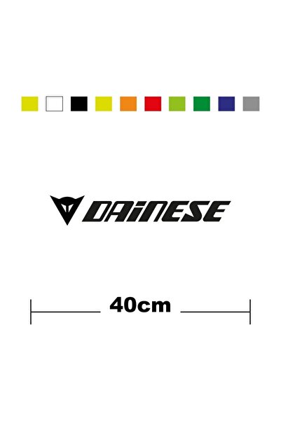 Generic Brand ملصق ملصق ذو لون واحد من ماركة Dainese Sponsor