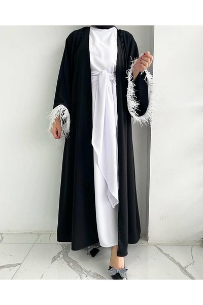 MELEK ARAZ Σετ Μαύρο Zehra Abaya