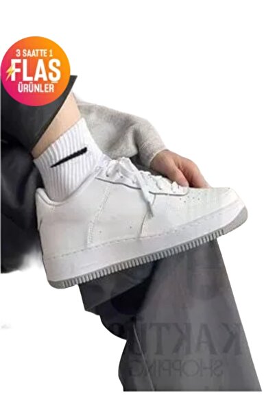 ALD 3 Çift Dikişsiz Erkek Bileküstü Bambu Çorap Beyaz Renk