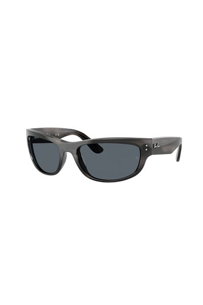 Ray-Ban Ray Ban Unisex Pillow Mega Balorama Sunglasses- Rb 2289 - Lense Size:63mm - Striped Gray