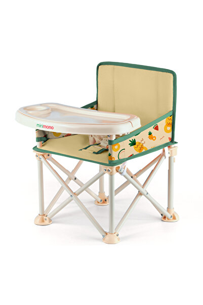 Minimono Plus 0-4 Yaş Portatif Katlanır Yükseltici Mama Sandalyesi Bebek Çocuk Kamp Sandalyesi