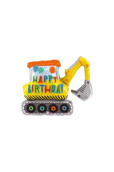 Partifabrik Construction Scoop Excavator Foil Balloon