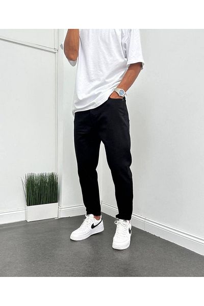 oraystore Μαύρο παντελόνι Boyfriend