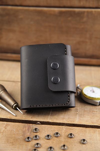 New Coast Leather 1900's Χειροποίητο ανδρικό πορτοφόλι από γνήσιο δέρμα