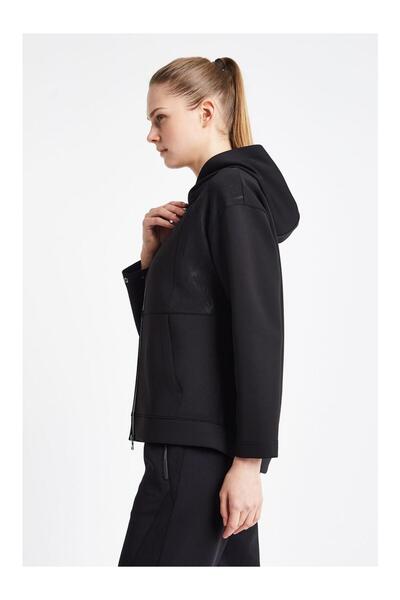 Lescon Kadın Fermuarlı Kapüşonlu Sweatshirt 24N-2126 24NTBL002126