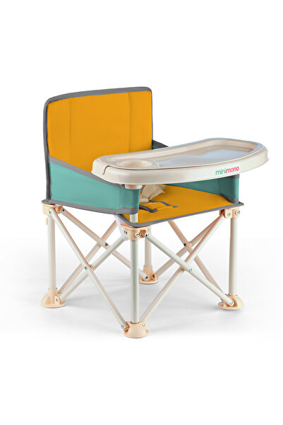 Minimono Plus 0-4 Yaş Portatif Katlanır Yükseltici Mama Sandalyesi Bebek Çocuk Kamp Sandalyesi