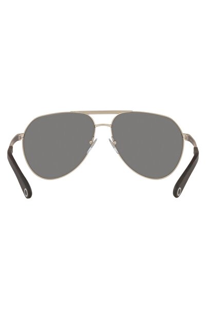 Bvlgari Man Pilot Sunglasses- Bv 5055k - Lense Size:62mm - Matte Silver Plated