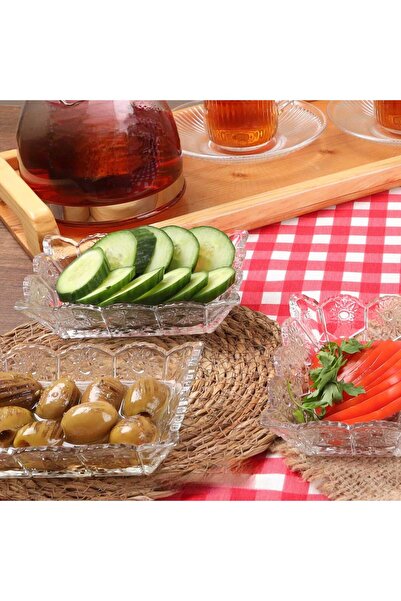 ZER 6 Glass Cutting Model Breakfast / Snack Bowl / Sugar Bowl