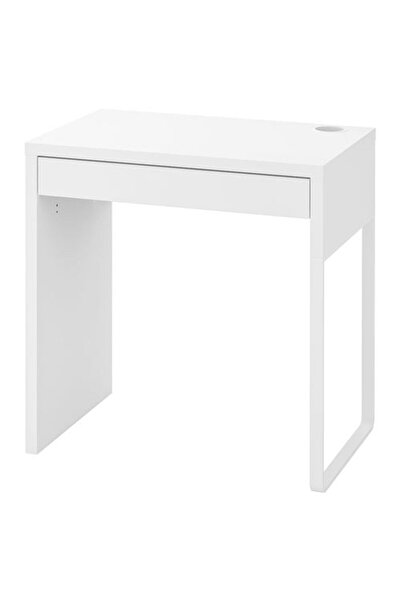 IKEA MICKE, çocuk çalışma masası ve sandalyesi, beyaz-sarı