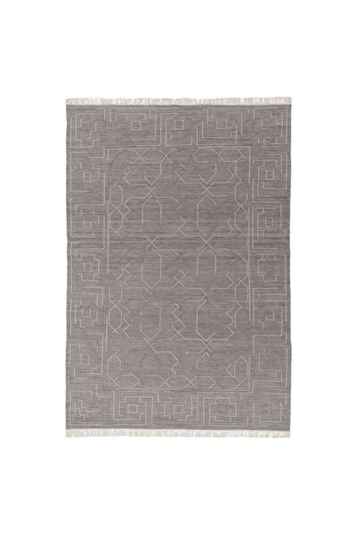 IKEA TARGRAS, el dokuması halı, koyu gri, 170x240 cm