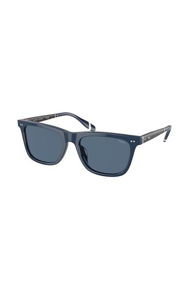 Polo Man Square Sunglasses- Ph 4205u - Lense Size:56mm - Shiny Navy Blue
