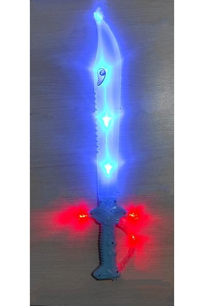 Brother Toys 1 Piece Lighted Sound Toy Sword + Batteries Gift