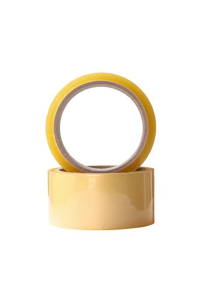 reprodesign 45 mm X 100 Meters Astel Brand Clear Duct Tape 6 Pieces