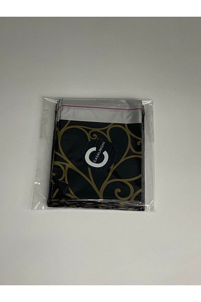bisaccia Luxury Patterned Metallized Bag - 7X9 Cm, Small Gift Package (50 Pcs)