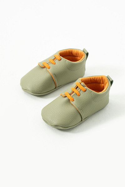 yummy kids Anti-Slip Sole Cotton Lining First Step Rubber Laced Baby Boy Booties