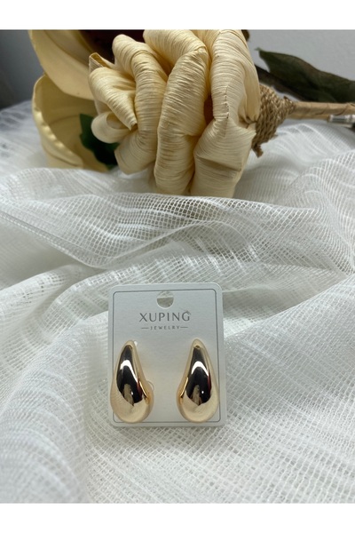 XUPING JEWELRY Çelik Damla Botega Küpe