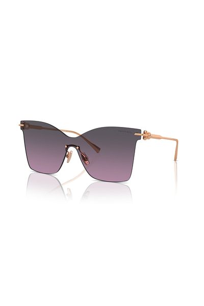 Tiffany Woman Butterfly Sunglasses- Tf 3103k - Lense Size:43mm - Rose Gold Plated