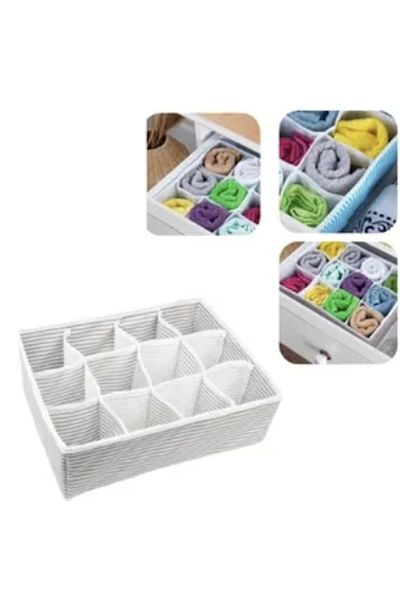 Kenpool 12 Compartment Drawer Organizer Socks Jewelry Organizer 31 X 25 X 12 Cm Assortment