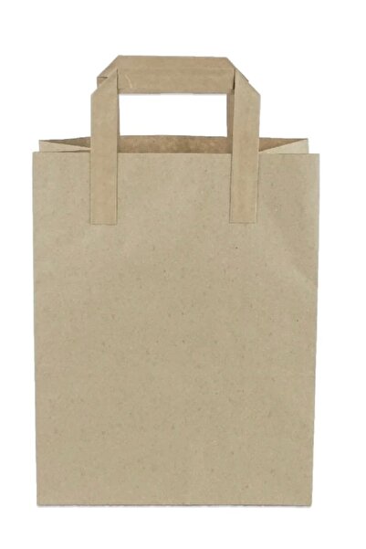 GOTURUVE KAĞIT ÇANTA KRAFT 25X28X14 KAĞIT SAP 25 ADET