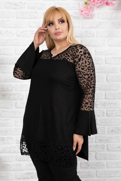 Kheos Μπλούζα Leapor Ruched με λεπτομέρεια αλυσίδας με μανίκια βολάν