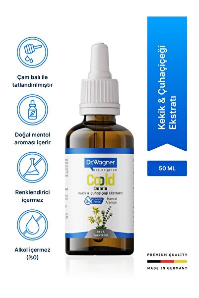 Dr Wagner Coold Drop, Doğal Gıda Takviyesi Damla, Kekik ve Çuhaçiçeği Ekstratı - 30ml