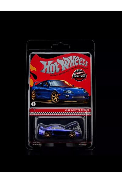 HOT WHEELS 1/64 RLC 1997 Toyota Supra Red Line Club Özel Seri Koleksiyon Modeli Oyuncak Araba