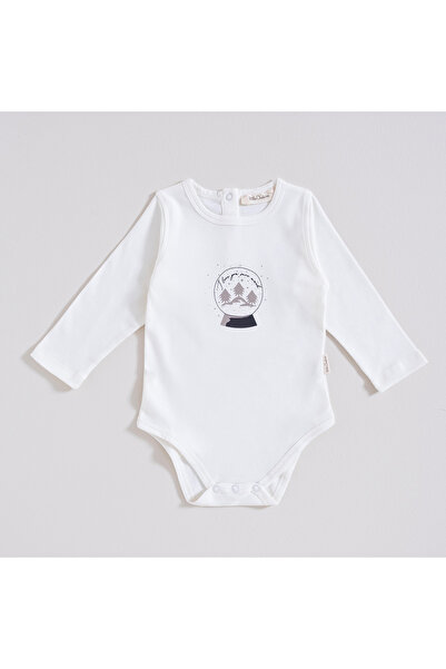 Chakra Party Baskılı Body Ekru