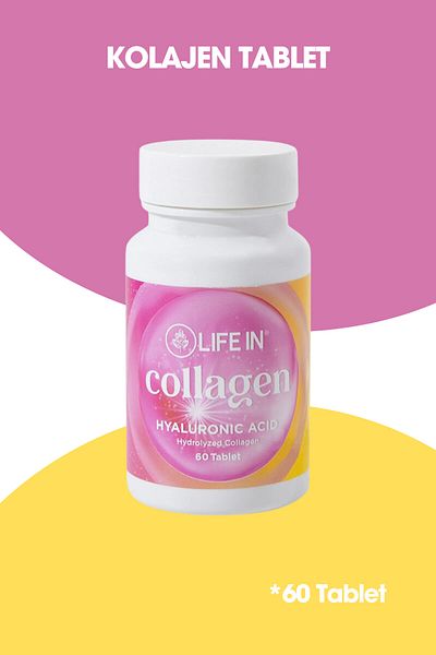 Life In Hydrolyzed Collagen Tablet, Pure and Natural High Bioactive Double Hydrolyzed Collagen
