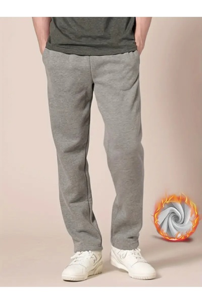 CAONNES Pantaloni de trening GREY oversize, largi - Croială amplă, material c...