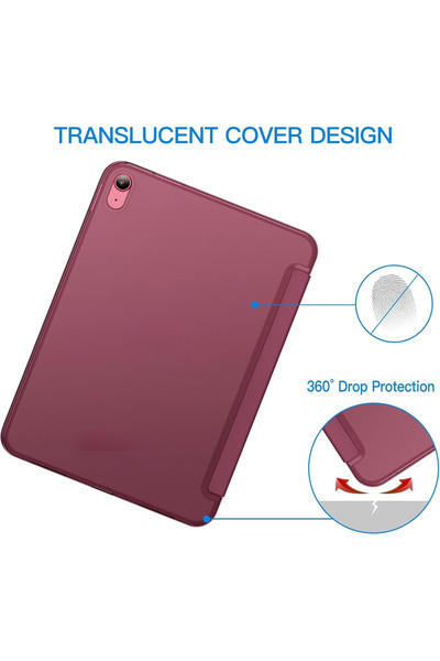 TEKNETSTORE iPad 10Th Generation 10.9Inch / 11Th Generation A16 11Inch Tablet Compatible Case Front Back Full Protection Stand Folding