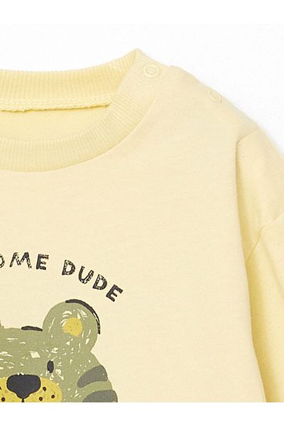 LC Waikiki Crew Neck Printed Baby Boy T-Shirt