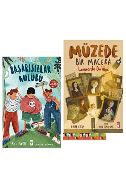 Genç Timaş 3.4.5.Sınıflara okuma seti (2kitap)-Başarısızlar Kulübü,Müzede Bir...