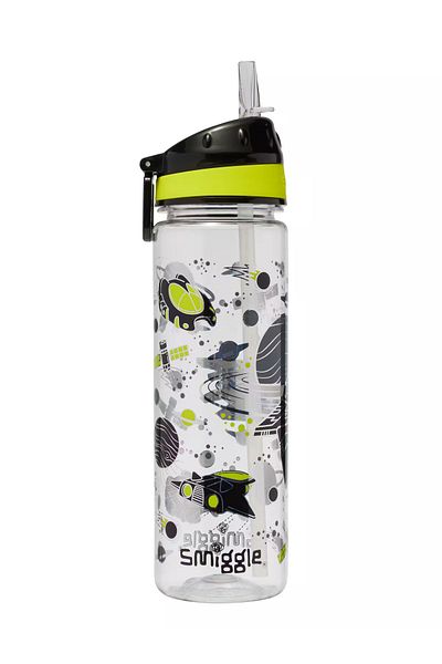 SMIGGLE Galacsi Planet Detail Bpa-Free Plastic Water Bottom 650 ml
