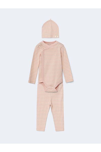LC Waikiki Organic Fabric Baby Girl Hospital Exit Set