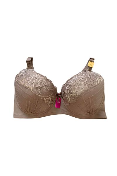 F.K Σουτιέν 728 Model Lace and Underwire Mink C Cup - Χωρίς υποστήριξη