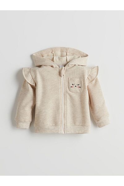 LC Waikiki Lcw Baby - Set of 2 Hooded Sweatshirt and Sweatpants for Baby Girl