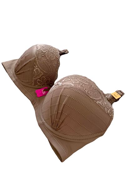 F.K Σουτιέν 728 Model Lace and Underwire Mink C Cup - Χωρίς υποστήριξη