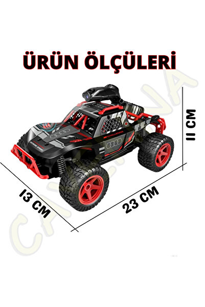 cayenna Oyuncak Wifi Kameralı 2.4ghz Uzaktan Kumandalı 1:16 Drift Atan 4x2 Offroad Rock Crawler Araba