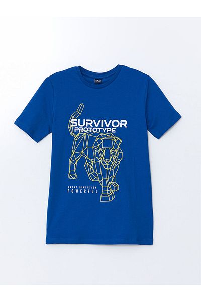 LC Waikiki Tricou pentru băiat cu gât crew New Season - S5H840Z4