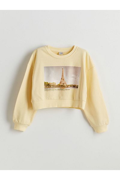 LC Waikiki Детски суитшърт с кръгло деколте LCW Kids