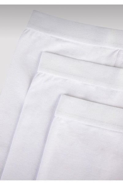 Galaksi Men's 2-Piece Cotton Lycra Flexible Fabric White Boxers