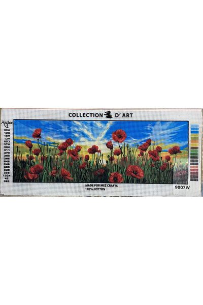 collection d'art 40X80 cm "Pomegranate Field" Printed Tapestry - Collection D'Art 9007W