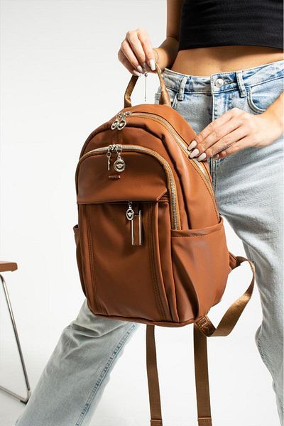 Baginn Σατέν Υφασμάτινο Γυναικείο Σακίδιο Πλάτης 38*28 εκ. Αδιάβροχο Υφασμάτινο Mega Τσάντα Κατάλληλο για Καθημερινή Χρήση