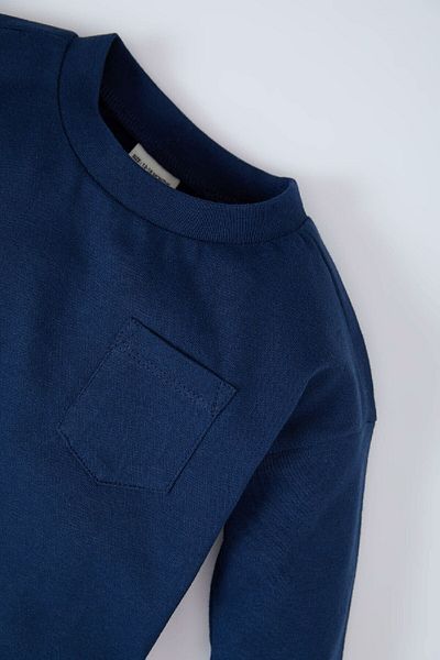 DeFacto Baby Boy Crew Neck Basic Solid Long Sleeve T-Shirt B7004A525Sp