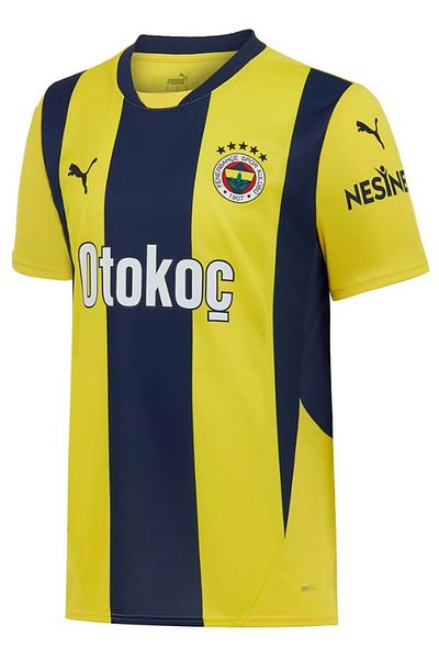Fenerbahçe Men's Home Jersey - 24/25 Model, Yellow Barred Jersey