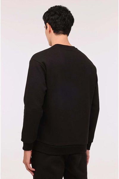 Lotto M-colonel C Neck Swt Erkek Polar Sweatshirt Siyah