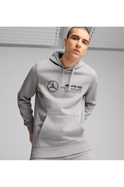 Puma 627345 Mercedes MAPF1 ESS Hoodie Мъжка суитшърт с качулка СИВА
