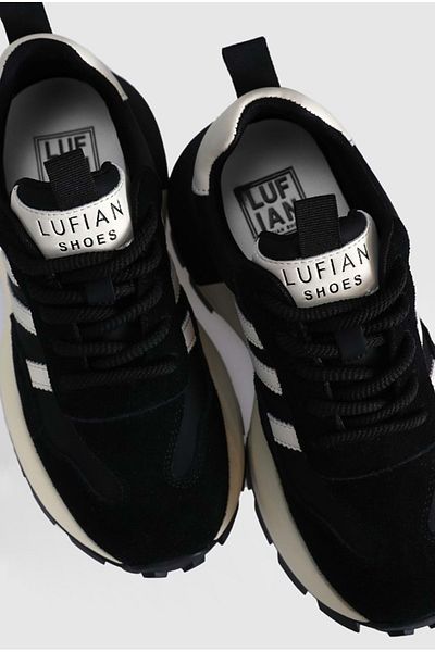Lufian Τατουμ 121230011   Unisex Μαύρα Παπούτσια Sneaker