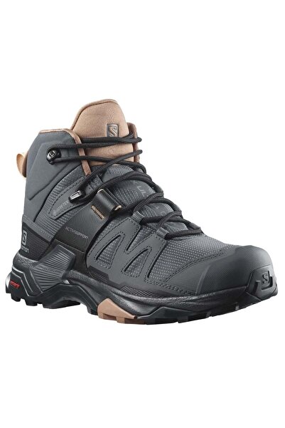 Salomon 412956   X Ultra 4 Mid Gtx W Ebony/mocha Mousse/almond Cream Γυναικείες μπότες εξωτερικού χώρου